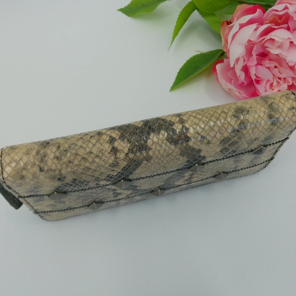 Botkier Maddie Python Snakeskin Embossed Leather … - image 2